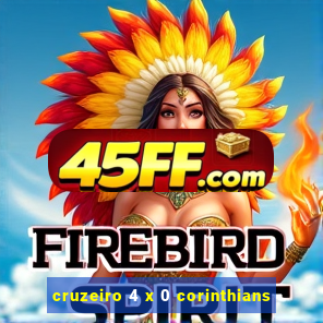 cruzeiro 4 x 0 corinthians